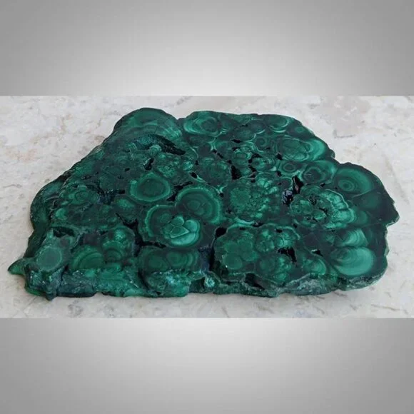 ❤️ MALACHITE mineral stone rock crystal slab 04 PEACE chakra balance - Picture 3 of 6